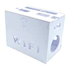 ZERONOWA ルーター 電源タップ ケーブル 収納 ボックス 整理 整頓 (Wi-Fi 大)