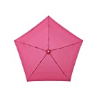 【Amvel】Pentagon72 進化した世界最軽量級72g 折りたたみ傘 晴雨兼用 耐強風 カーボン骨 ナノテク強力撥水 (Pentagon72 Women Cherry Pink) [並行輸入品]