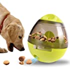 Panni 犬用 おもちゃ ペット 餌入れ知育玩具 おやつボール 倒れないエッグ 知育玩具 IQステップボール 運動不足の解消 ペットおもちゃ (グリーン)