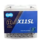 KMC X11SL チェーン 11スピード/11s/11速 118Links (シルバー) [並行輸入品]