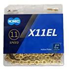 KMC X11EL チェーン 11速/11S/11スピード/11speed 用 118Links (ゴールド) [並行輸入品]