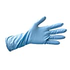 ニトリル手袋 厚手 0.2mm パウダーフリー 中長タイプ 使い捨て手袋（ 食品加工、機械洗浄,精密作業, オイル ハード作業用 ） 50枚組 (LLサイズ)