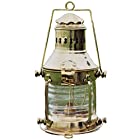 Roost Outdoors Brass Oil Ship Lantern (真鍮 オイルランタン シップランプ 船灯) ネルソンランプ アンカーランプ ケロシン ランタン 真鍮ランタン ブラスランタン 簡易日本語説明書付き 25.5cm