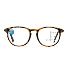 JIMMY ORANGE老眼鏡 累進多焦点 遠近両用 超軽量 使いやすい おしゃれ老眼鏡 ブルーライトカット オシャレ リーディンググラス ケース付き 遠近両用メガネ L3351001 度数+2.50