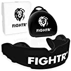 FIGHTR プレミアムマウスガード ? 呼吸&簡単調節 | スポーツマウスガード ボクシング、MMA、フットボール、ラクロス、ホッケー、その他のスポーツ用 | 衛生ボックス付き