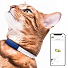 Catlog 食事や運動など愛猫の健康変化に気付けるスマート首輪 見守り 留守番 おしゃれ スタイリッシュ 軽い セーフティバックル iPhone & Android対応 (S, キトンブルー×オフホワイト)