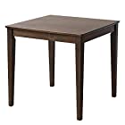 3244(ミツヨシ) 木製ダイニングテーブル ラバーウッド MTS-063 (ウォールナット, W750)