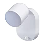 エルパ (ELPA) LEDセンサー付ライト (白色/電池式/防雨) 人感センサー/マグネット/ネジ止め可能/モード切替 (PM-L751W)