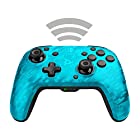 PDP スイッチ ワイヤレス コントローラー Faceoff Wireless Deluxe Controller Switch 500-202-NA-CMLB Neon Blue Camo [並行輸入品]