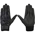 【Mizuno】ミズノ バッティング手袋 両手用 高校野球ルール対応モデル 1ejeh020s (ブラック×ブラック(90), M)