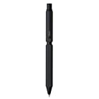 ロディア 多機能ペン SCRIPT マルチペン ボールペン 油性 0.5mm 2色(黒・赤)&シャープペン 0.5mm アルミニウムボディ ヘアライン加工 ロータリー式 ブラック RHODIA cf9342