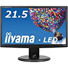 iiyama 21.5インチワイド/B2274HS-B1/LED液晶モニタ/1920x1080/フルHD/VGA DVI HDMI/HDCP/画面回転/高さ調整/スピーカー内蔵/Switch・PS対応(整備済み品)