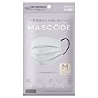 【 マスコード / MASCODE】不織布マスク　Mサイズ (プレーン ライトグレー)