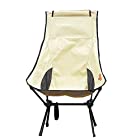 S'more(スモア) Alumi High-back Chair アルミ製ハイバックチェア アウトドアチェア ハイバック式 折りたたみ式 キャンプチェア コンパクト ヘッドレスト付き 収納バッグ付き 超軽量