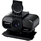エレコム Webカメラ 4K対応 830万画素 5倍デジタルオートズーム機能 Full HD(60fps) ノイズキャンセリング レンズカバー付 ブラック UCAM-CX80FBBK