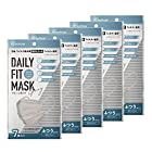 アイリスオーヤマ マスク マスク 不織布 幅17.5・ カラーマスク 35枚セット DAILY FIT MASK プリーツタイプ ふつうサイズ PK-D7LG グレー