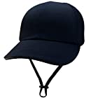 RER 安全帽 セーフティーキャップ ヘルメット メッシュ 防災 安全 あご紐 付き (ブラック)