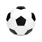 サッカーボール 白黒 シンプル 球技 柔らかい 軽量 変形しにくい リバウンド ヘディング 練習 試合 プレゼント (5号)