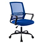 SKYE デスクチェア 通気性 椅子 オフィスチェア パソコンチェア (ブルー)
