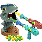 Apricity 恐竜 おもちゃ 射撃 的当て ゲーム スポンジ弾 親子で遊べる 室内遊び 小学生 プレゼント シューティングゲーム