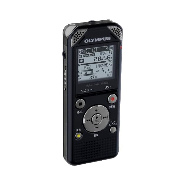 ヤマダモール | OLYMPUS ICレコーダー VoiceTrek 8GB リニアPCM対応 指向性マイク搭載 FMチューナー付 BLK ブラック  V-803 | ヤマダデンキの通販ショッピングサイト