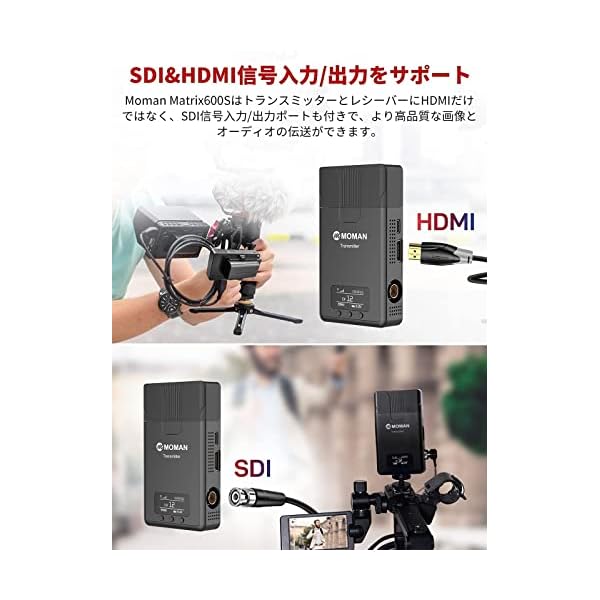ヤマダモール | MOMAN Matrix 600s-SDI/HDMIワイヤレス映像伝送