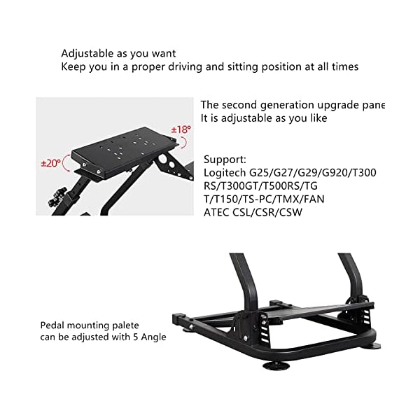 ヤマダモール | Dshot updated Racing Wheel Stand (拡張版) レーシングホイールスタンド ギアシフター用マウント  セット ロジクール G25 G27 G29 G920 T300RS T3PA TGT T500 対応 | ヤマダデンキの通販ショッピングサイト