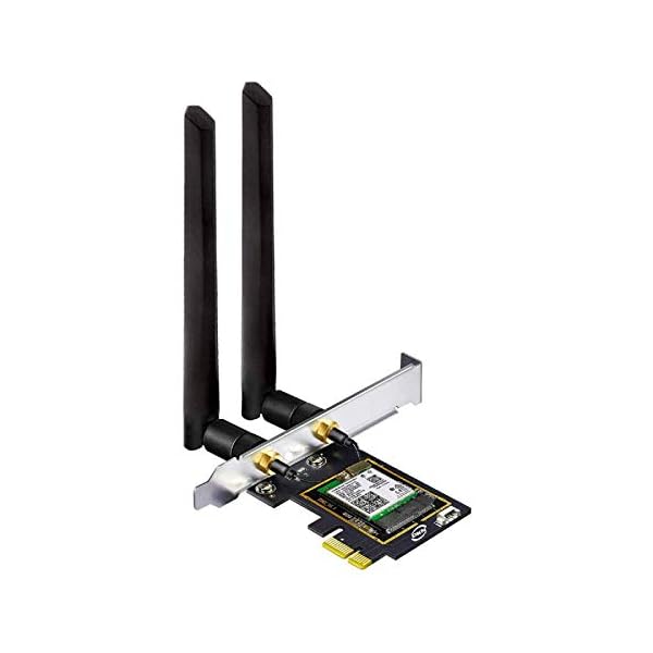 ヤマダモール | OKN WiFi 6E PCIe 無線LANカード AX5400 内蔵Intel ...