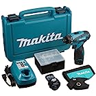 マキタ(Makita) 充電式ドライバドリル 10.8V 1.3Ah バッテリー2個付き DF030DWX