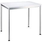 ナカバヤシ テーブル オフィスデスク 80x60cm ホワイト HEM-8060W