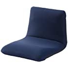 セルタン 座椅子 和楽チェア Sサイズ メッシュブルー 背筋ピン 背部リクライニング 高反発 日本製 A455a-505BL