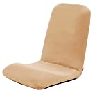 セルタン 座椅子 高反発 和楽チェア Lサイズ テクノベージュ 背筋ピン 背部リクライニング 日本製 A453a-522BE