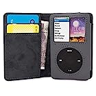 英国Snugg社 iPod Classic 用 手帳型 PUレザーケース - 生涯補償付き （グレー）