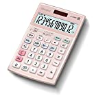 カシオ 本格実務電卓 12桁 検算機能 グリーン購入法適合 ジャストタイプ ピンク JS-20WK-PK