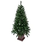 クリスマス屋 クリスマスツリー 木製 ポットツリー グリーン ツリーの木 木製ポット 北欧 おしゃれ ウッドベース ヌードツリー (180)