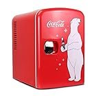 Coca Cola コカコーラKWC4パーソナル冷蔵庫、赤