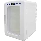 UP STORE 冷温庫 小型冷蔵庫 10L 氷点下-2～60℃まで設定可能 保温 保冷 ポータブル 家庭用ACコード 車載用DCコード (ホワイト)