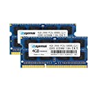 Royemai DDR3L 12800S 8GBキット x4GB 1600MHz Sodimm 1600 2RX8 PC3L-12800 1.35V RAM CL11 ノンECC ノートブックPC SO-DIMM SODIMM Mac 対応 20