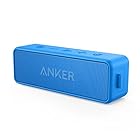 Anker Soundcore 2 (12W Bluetooth 5.0 スピーカー 24時間連続再生)【完全ワイヤレスステレオ対応/強化された低音 / IPX7防水規格 / デュアルドライバー/マイク内蔵】(ブルー)