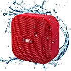 MIFA A1 レッド Bluetoothスピーカー IP56防塵防水/お風呂/コンパクト/おしゃれな見た目/完全ワイヤレスステレオ対応/True Wireless Stereo機能でステレオサウンド/12時間連続再生/ハンズフリー通話/Micr