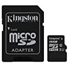 キングストン Kingston microSDHCカード 16GB クラス 10 UHS-I 対応 アダプタ付 Canvas Select SDCS/16GB 永久保証