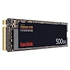 SanDisk サンディスク 内蔵SSD M.2-2280 / Extreme Pro 500GB / PCIe Gen3 NVMe / 5年保証 / SDSSDXPM2-500G-G25