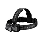Ledlenser(レッドレンザー) MH7 ブラック/グレー LEDヘッドライト 登山 USB充電式 [日本正規品]