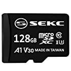 【Amazon.co.jp 限定】SEKC microSDXCカード 128GB A1 UHS-I(U3) V30 Class10対応 4K ULTRA HD対応 最大読出速度95MB/s SDアダプタ付 SV30A1128