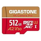 【5年保証 】Gigastone マイクロsdカード 512GB, 4K Ultra HD ビデオ録画, Gopro アクションカメラ スポーツカメラ, 高速4Kゲーム動作確認済 100MB/s, UHS-I A2 V30 U3 Class 10