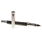 LACHIEVA LUX 高級筆記具 カーボンファイバーボディー ドイツ製ペン先 細字 万年筆ギフトセット 贈り物