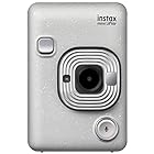 FUJIFILM チェキ インスタントカメラ/スマホプリンター instax mini LiPlay ストーンホワイト INS MINI HM1 STONE WHITE