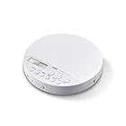 エレコム ポータブルCDプレーヤー リモコン付属 有線&Bluetooth対応 ホワイト
