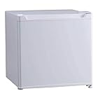 アイリスプラザ 冷蔵庫 46L 小型 家庭用 幅47cm 両開き対応 製氷室付き ホワイト PRC-B051D-W一人暮らし 1ドア 省エネ 節電 東京ゼロエミポイント