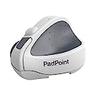 PadPoint ワイヤレス iPad マウス 小型 | ワイヤレスマウス Bluetooth 充電式 無線 | windows mac android OS 対応 | エルゴノミクスマウス 人間工学 腱鞘炎用縦型ペングリップ | 空中 軽量 超